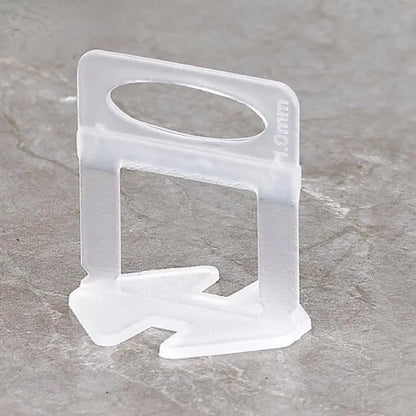 100PCS 1Mm Tile Leveling System Clips PE Material Spacers for Ceramic Wall Tile Leveling Construction Tools