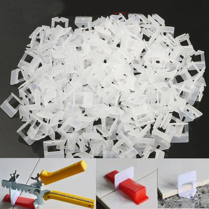 100PCS 1Mm Tile Leveling System Clips PE Material Spacers for Ceramic Wall Tile Leveling Construction Tools