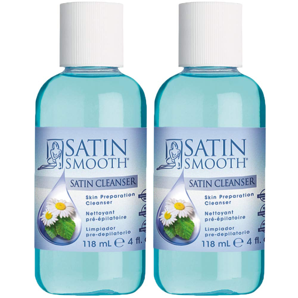 Pre Wax Cleanser - Antiseptic Skin Prep for Pre Wax Hair Removal, Deep Cleansing & Irritation-Free Waxing, Afterwax Care, 4 Oz, 2-Pack